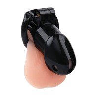 Lockmaster 4inch Resin Cock Cage - Black