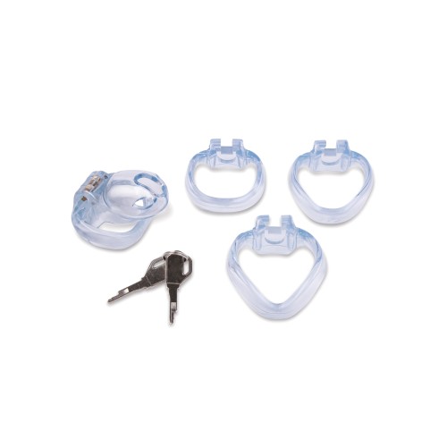 Lockmaster Side Lock Chastity Cage Clear