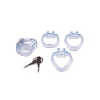 Lockmaster Side Lock Chastity Cage Clear