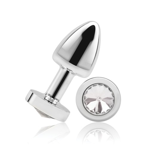 Gemsations 2 Inch Metal Butt Plug Silver