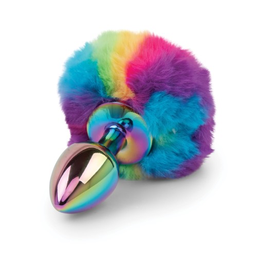 Gemsations Bunny Tail Butt Plug Rainbow