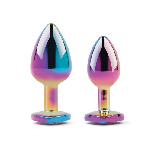 Gemsations Rainbow Chrome Anal Training Set 2.75" & 3.25"