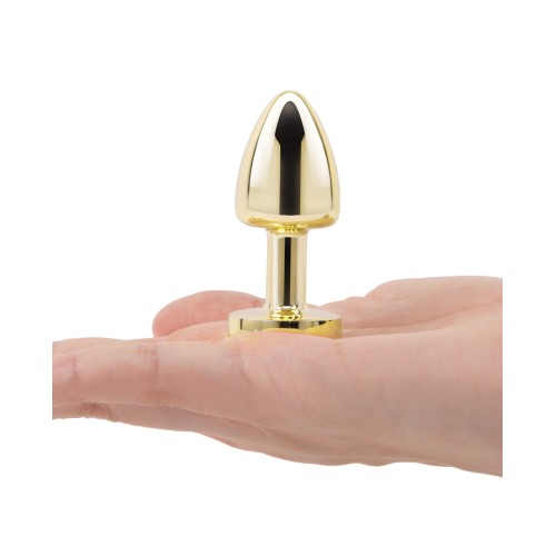 Gemsations 2" Metal Bling Butt Plug - Gold