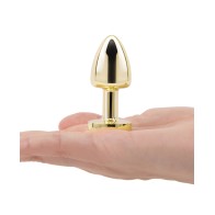 Gemsations 2" Metal Bling Butt Plug - Gold