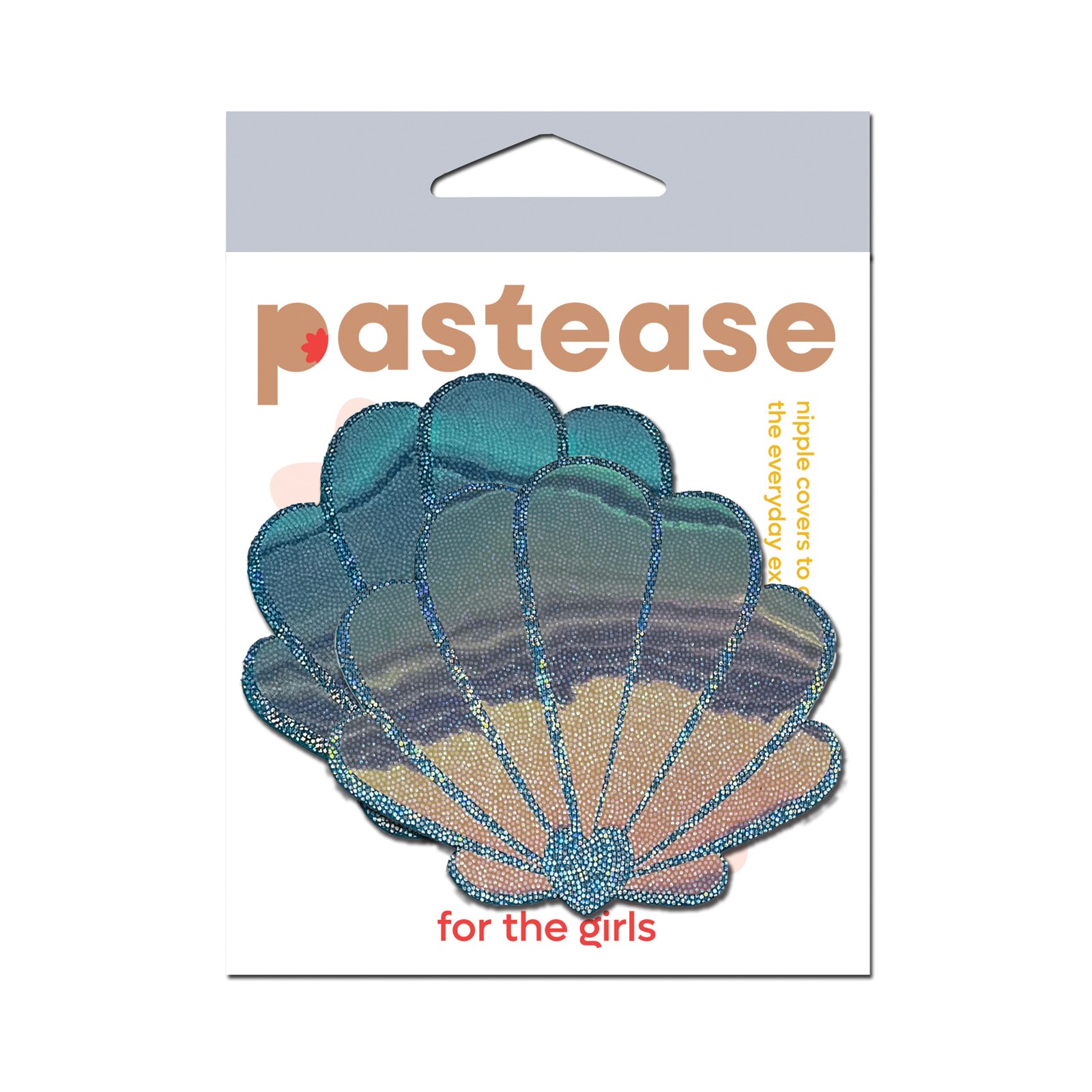 Pastease Opalescent Mermaid Shells Seafoam Blue O/S