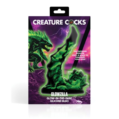 Creature Cocks Glowzilla Silicone Dildo Glow in the Dark