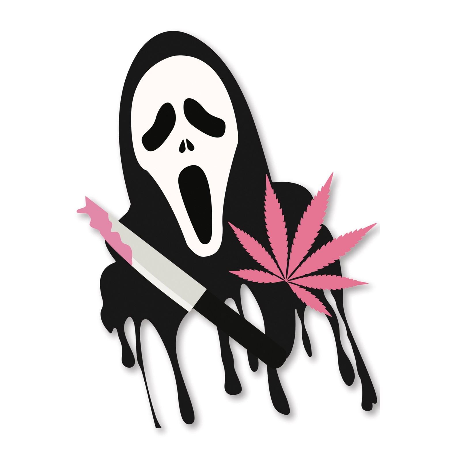 Halloween GhostFace Sticker Pack - Spooky Decor