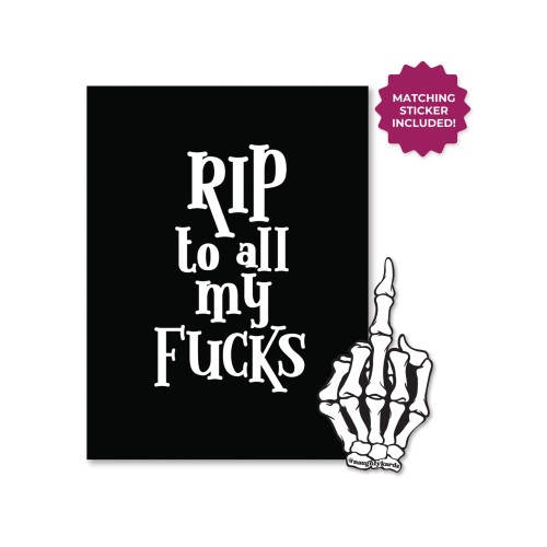 Halloween Rip Fucks Greeting Card