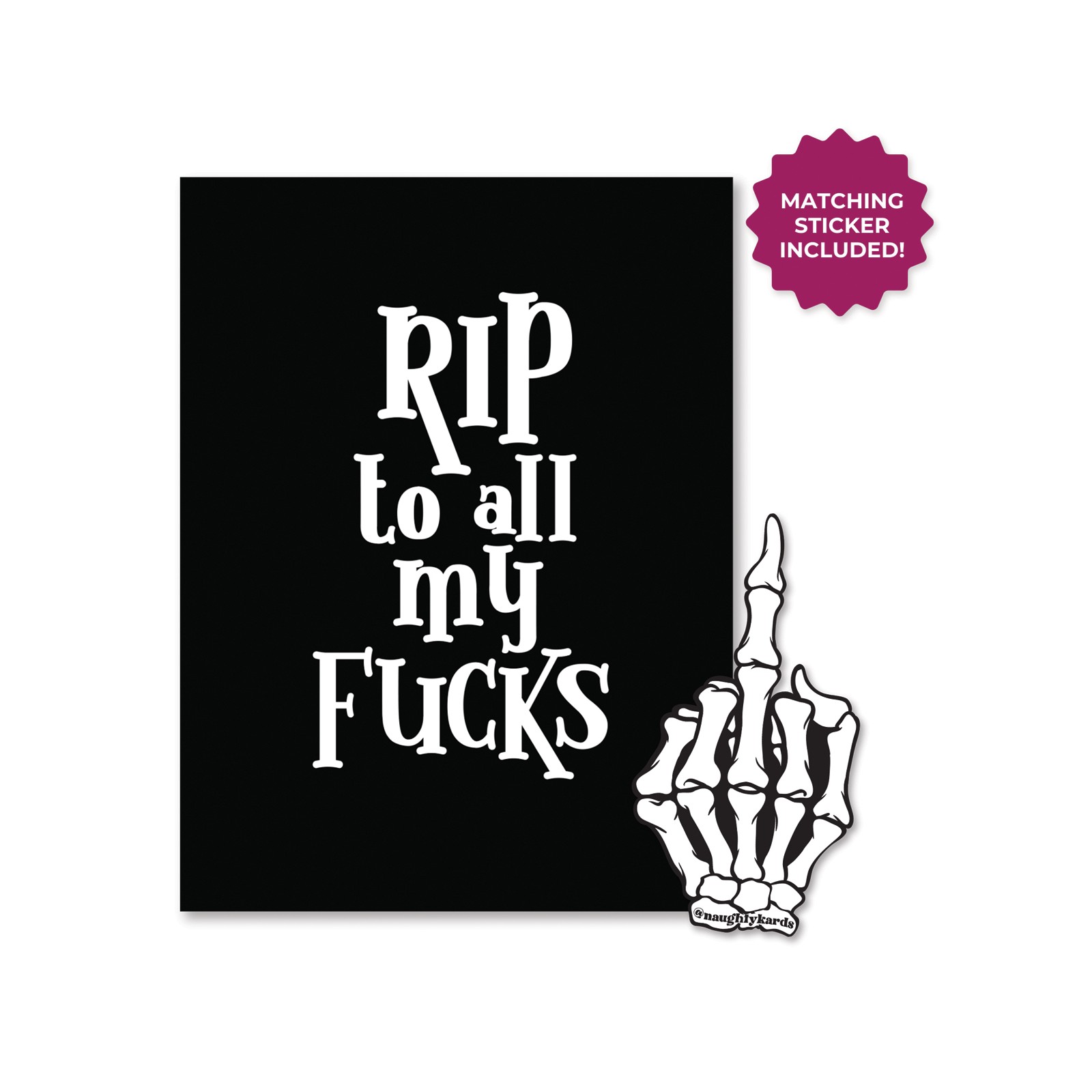 Halloween Rip Fucks Greeting Card