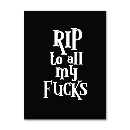 Halloween Rip Fucks Greeting Card