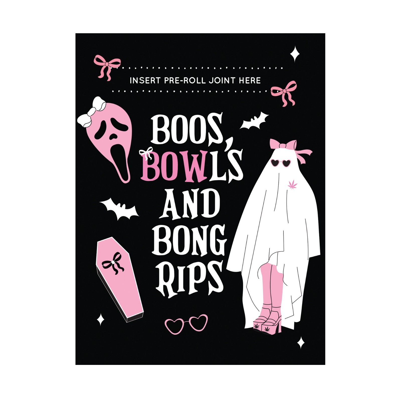 Halloween Boo's Greeting Card with Matchbook