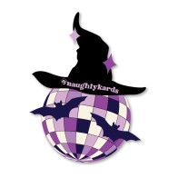 Halloween Witch Disco Ball Sticker Pack of 3