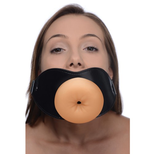 Master Series Ass Face Mouth Gag Light/Black