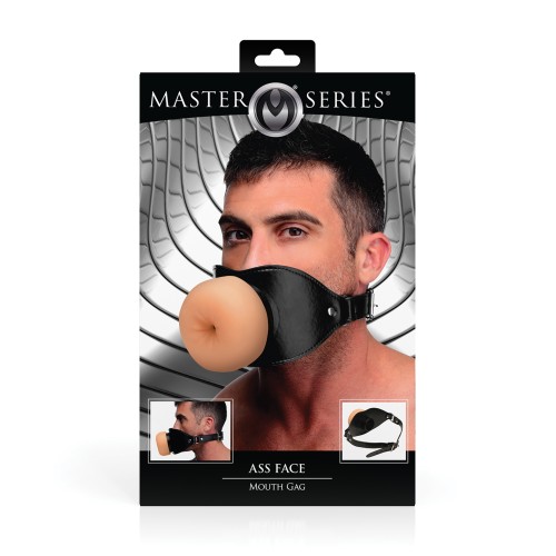 Gag Master Series Ass Face Claro/Negro