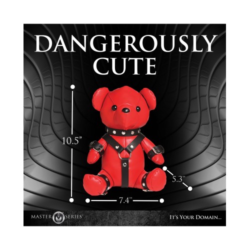 Master Series Red Gimp Bear - Edgy Charm