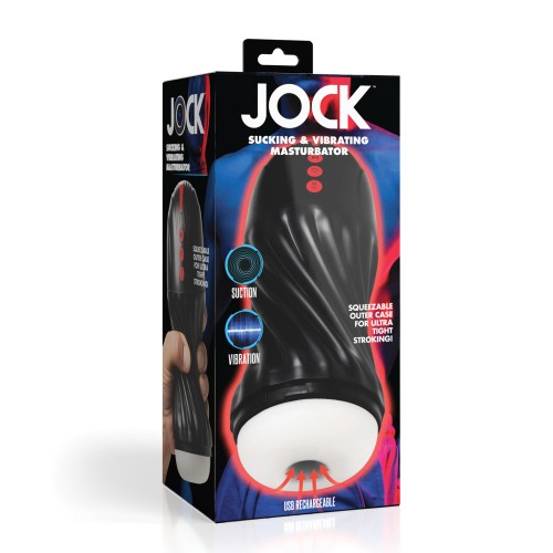 Masturbador Succionador y Vibrante Jock - Curve Toys