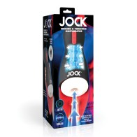 Curve Toys Vibrating Jock Sucking Masturbator Black/Red - Ultimate Pleasure