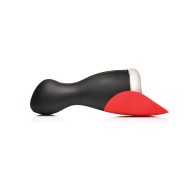 Curve Toys Vibrating Jock Sucking Masturbator Black/Red - Ultimate Pleasure