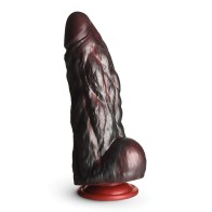 Creature Cocks King Kong Silicone Dildo Red Gray