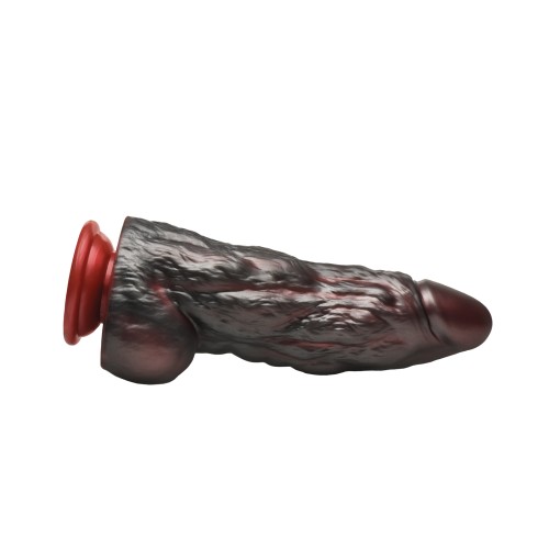 Creature Cocks King Kong Silicone Dildo Red Gray