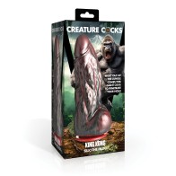 Creature Cocks King Kong Silicone Dildo Red Gray