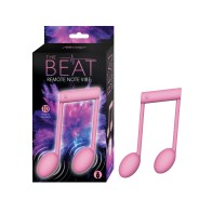 The Beat Vibrador Remoto Nota Rosa