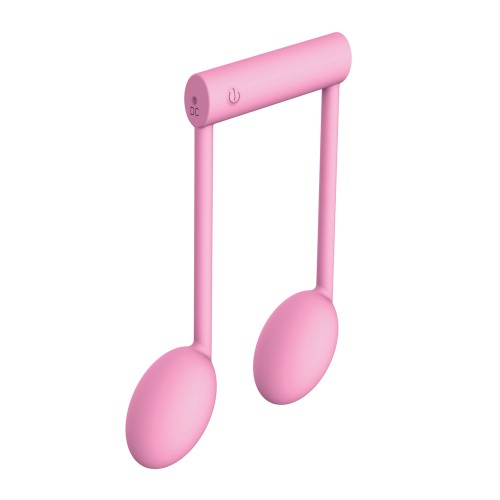 The Beat Vibrador Remoto Nota Rosa