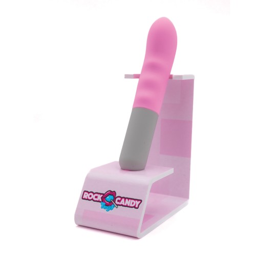 Vibrador G-Spot Betterfinger Rock Candy Rosa Gris