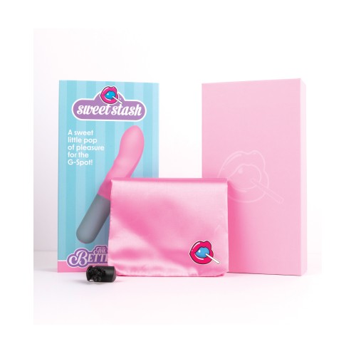 Vibrador G-Spot Betterfinger Rock Candy Rosa Gris