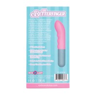 Vibrador G-Spot Betterfinger Rock Candy Rosa Gris