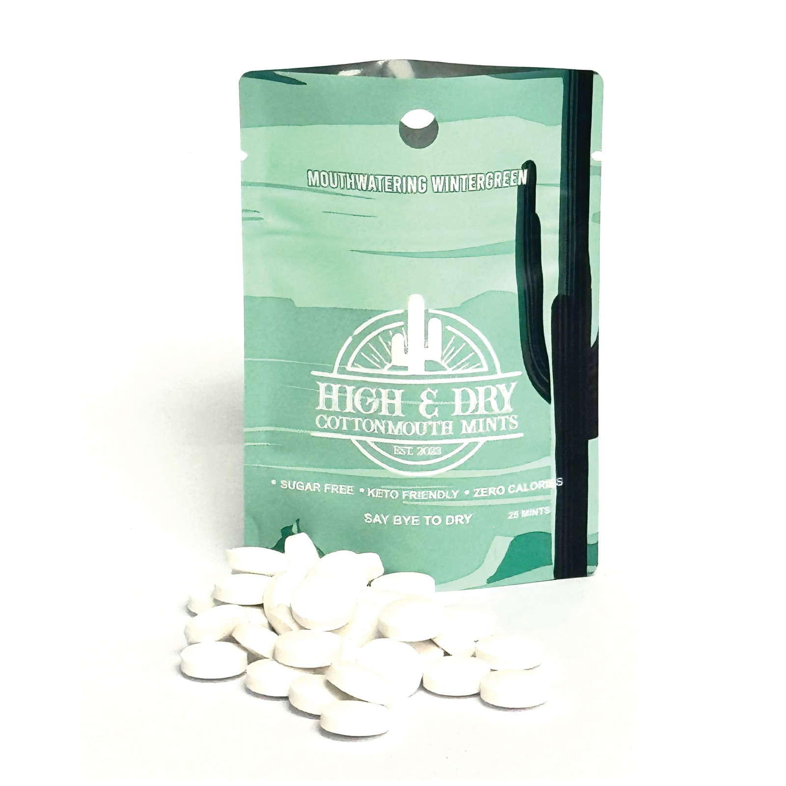 High & Dry Wintergreen Mints for Refreshing Relief