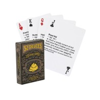 Cartas de Juego 52 Deuces Humor Baño