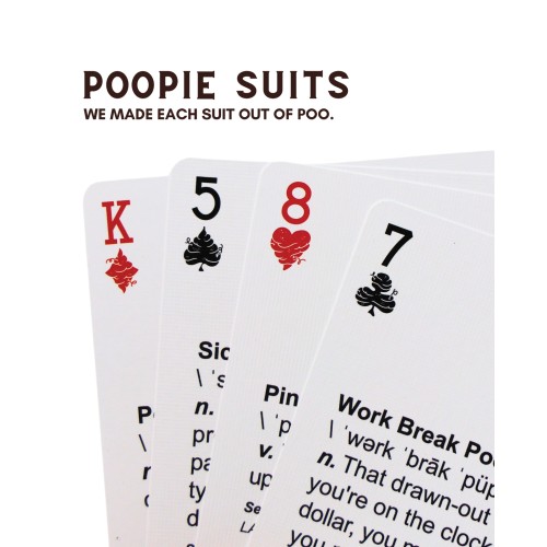 52 Deuces Bathroom Humor Playing Cards