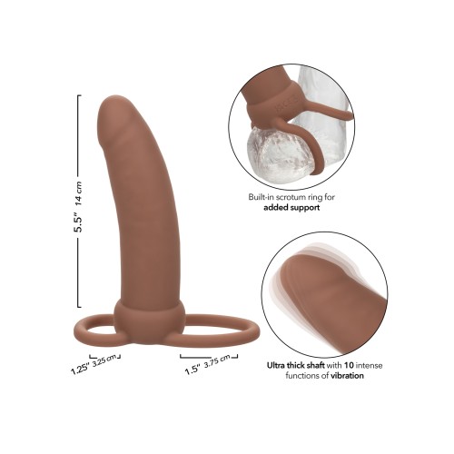 Performance Maxx Rechargeable Dual Penetrator Brown