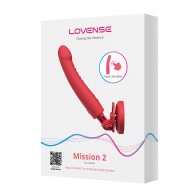 Lovense Mission 2 Tecnología Sensible al Tacto - Rojo