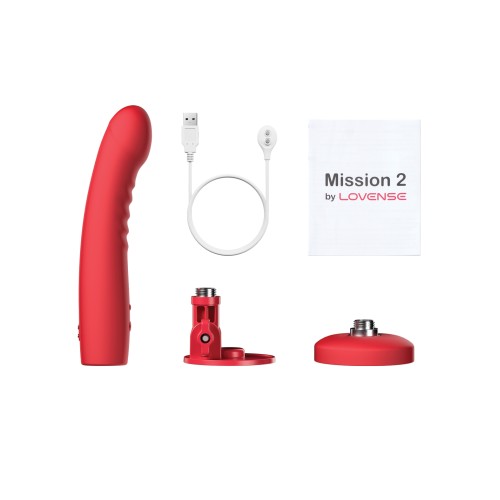 Lovense Mission 2 Tecnología Sensible al Tacto - Rojo