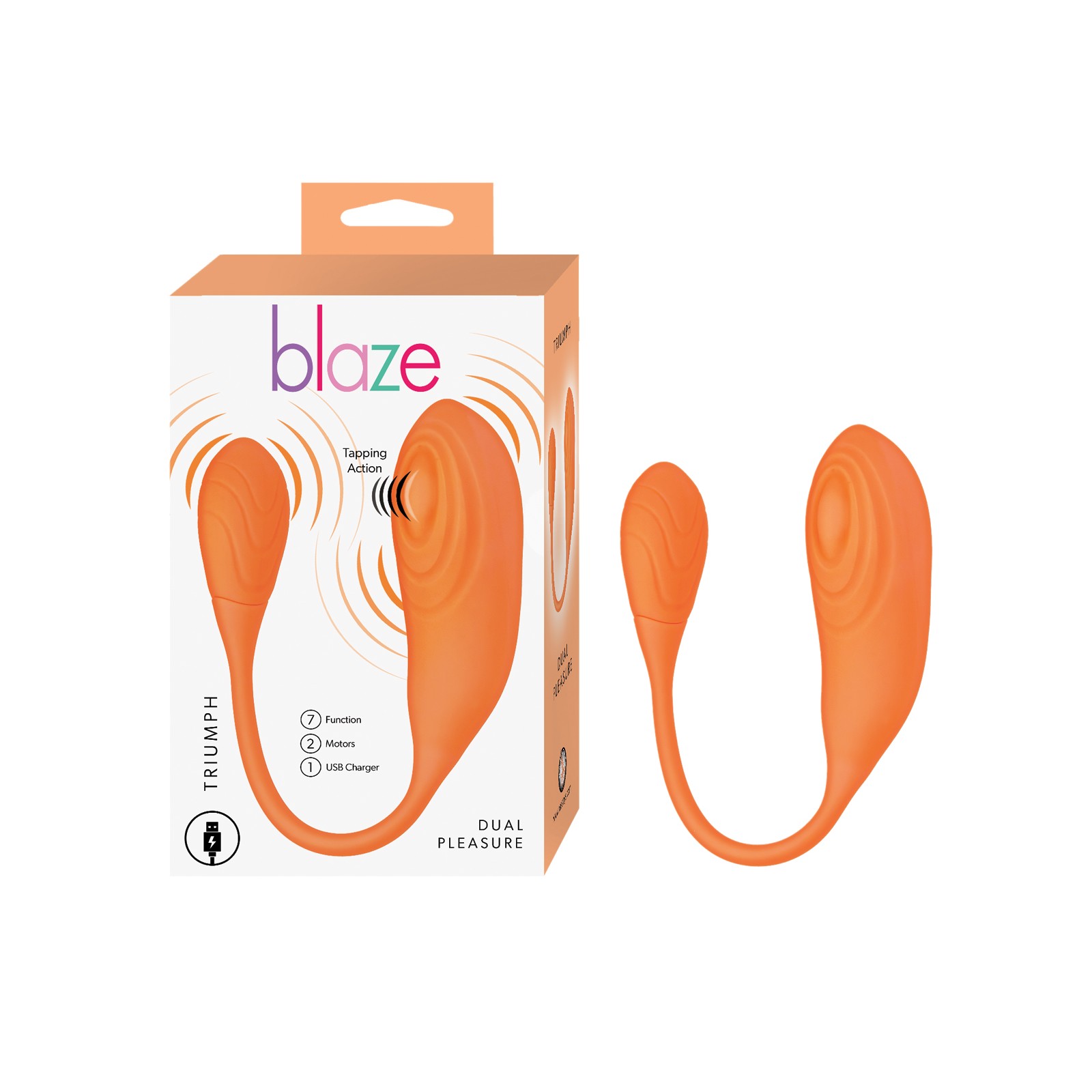 Blaze Triumph Orange Pleasure Device