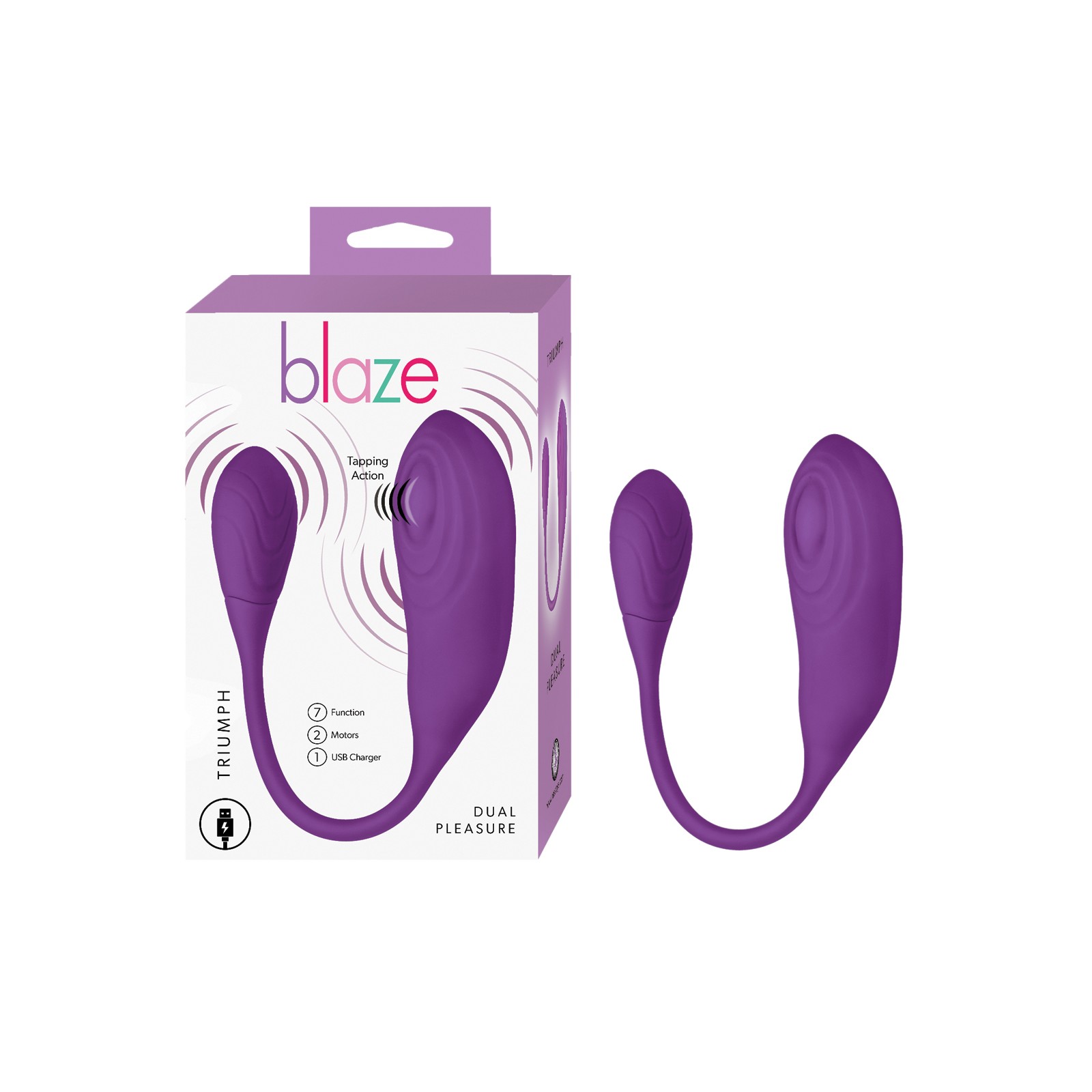 Vibrador Blaze Triumph Púrpura