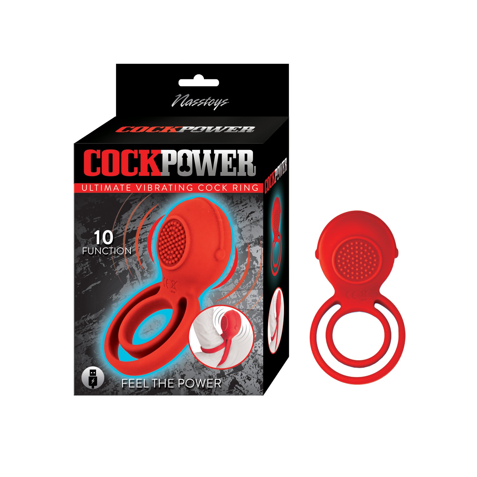 Anillo Vibrador Cockpower Ultimate Rojo