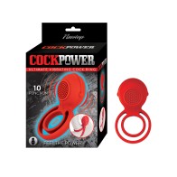 Cockpower Ultimate Vibrating Cock Ring Red