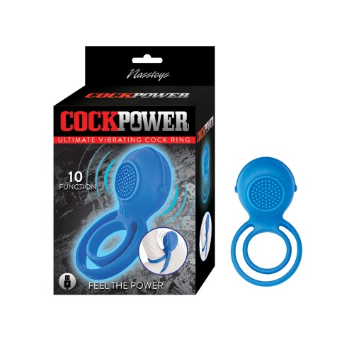 Cockpower Ultimate Vibrating Cock Ring - Blue