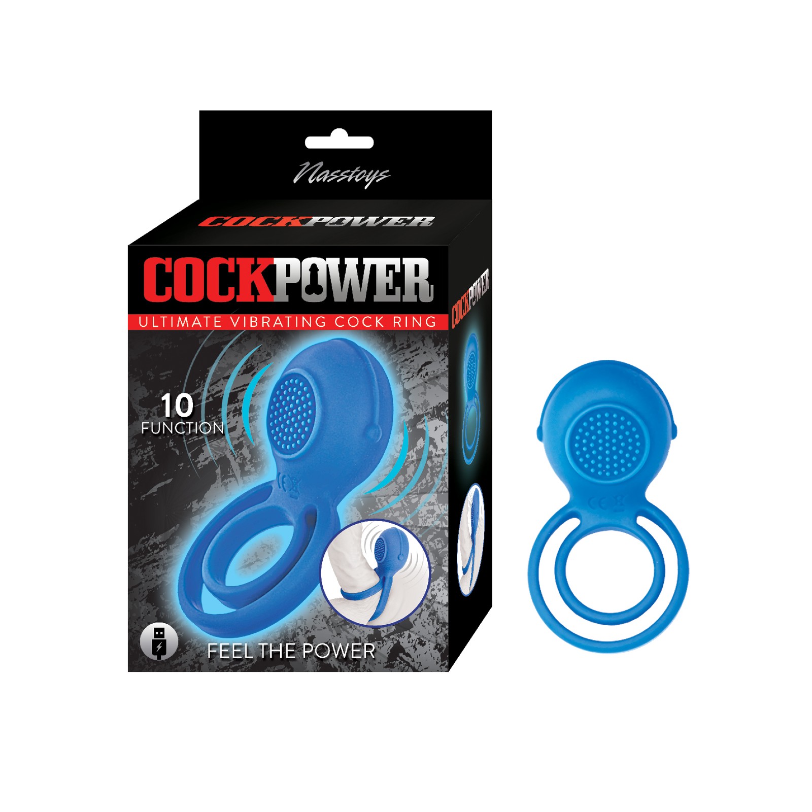 Anillo Vibrador Cockpower Ultimate - Azul