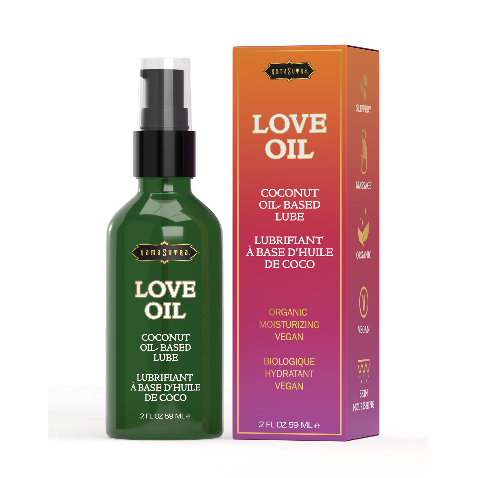 Love Oil Coconut Oil-Based Lubricant