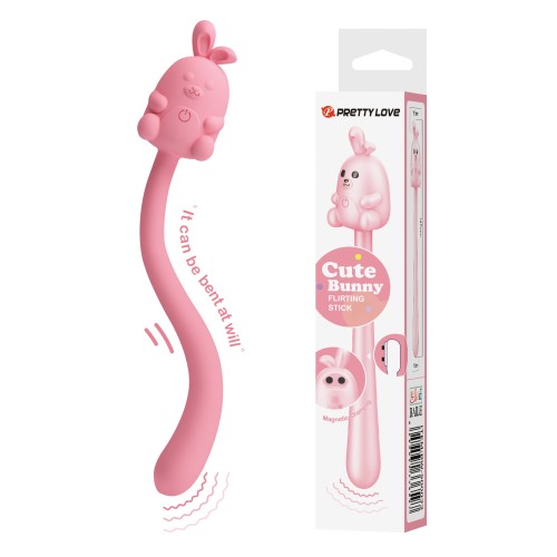 Pretty Love Cute Bunny Flirting Stick Pink