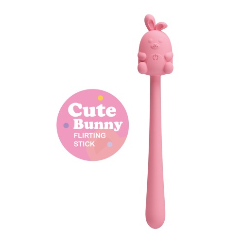 Pretty Love Cute Bunny Flirting Stick Pink