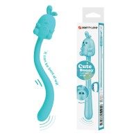 Pretty Love Cute Bunny Flirting Stick Turquoise