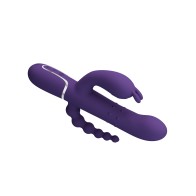 Pretty Love Cammy 4 in 1 Rabbit Vibrator - Purple Luxury