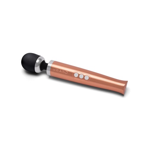 Le Wand Die Cast Rechargeable Massager - Rose Gold