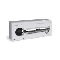 Le Wand Die Cast Rechargeable Massager - Silver