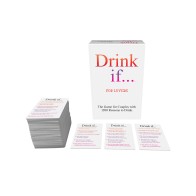 Drink If... Game for Couples - Fun and Intimate